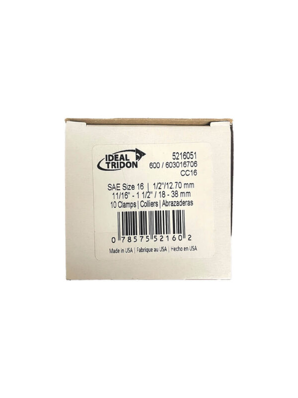 Ideal-Tridon Hose Clamp #16 (11/16" TO 1-1/2") | 52 Series - Image 3